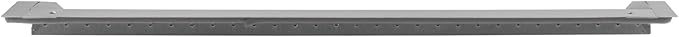 Repa Market 25" x 5" Inch Air Grille for Round Spiral Ducts - Adjustable Single Louvre Blade - Galvanized Ventilation Cover - Side Fit Round Surface Canal Ducting from 9.84" to 35.43" Inches