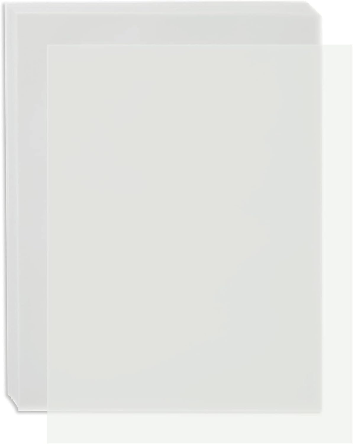 Paper Junkie Vellum Paper - 8.5 x 11 in, 100 Sheets White Translucent - Translucent & Transparent Printer Sheets for Inkjet & Laser - Printable Tracing Paper for Invitations, Sketching & Drawing