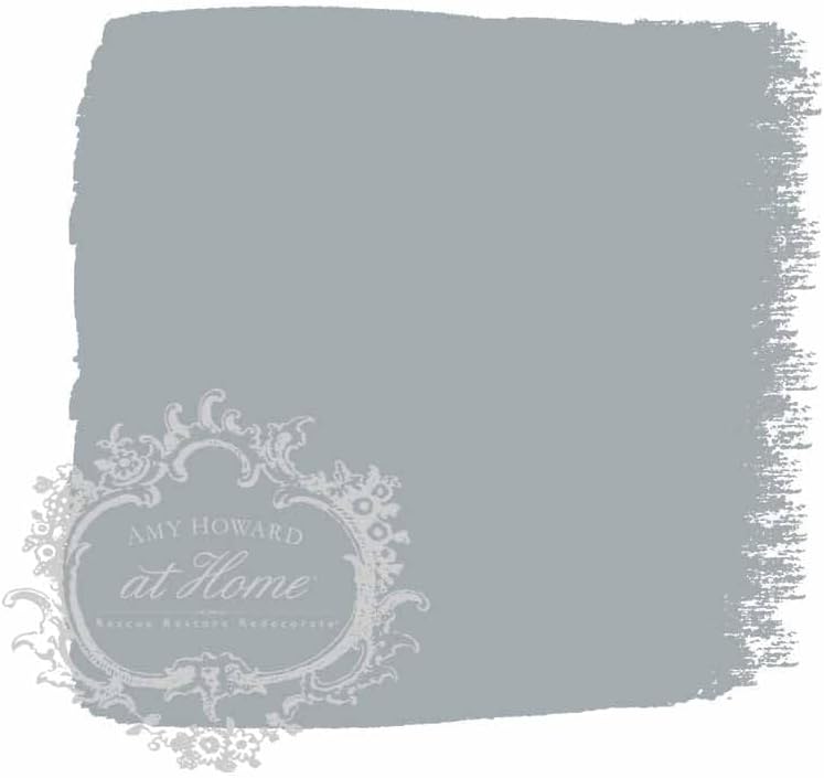 AMY HOWARD AT HOME Chalk-Based One Step Paint for Furniture, Cabinetry, Decor, Finish, and More | No Stripping, Sanding, or Priming | Medium Base | 16 Ounce | Opera Gray