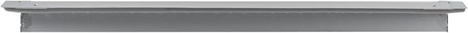 Repa Market 25" x 3" Inch Air Grille for Round Spiral Ducts - Adjustable Double Louvre Blade - Galvanized Ventilation Cover - Side Fit Round Surface Canal Ducting from 7" to 15.75" Inches