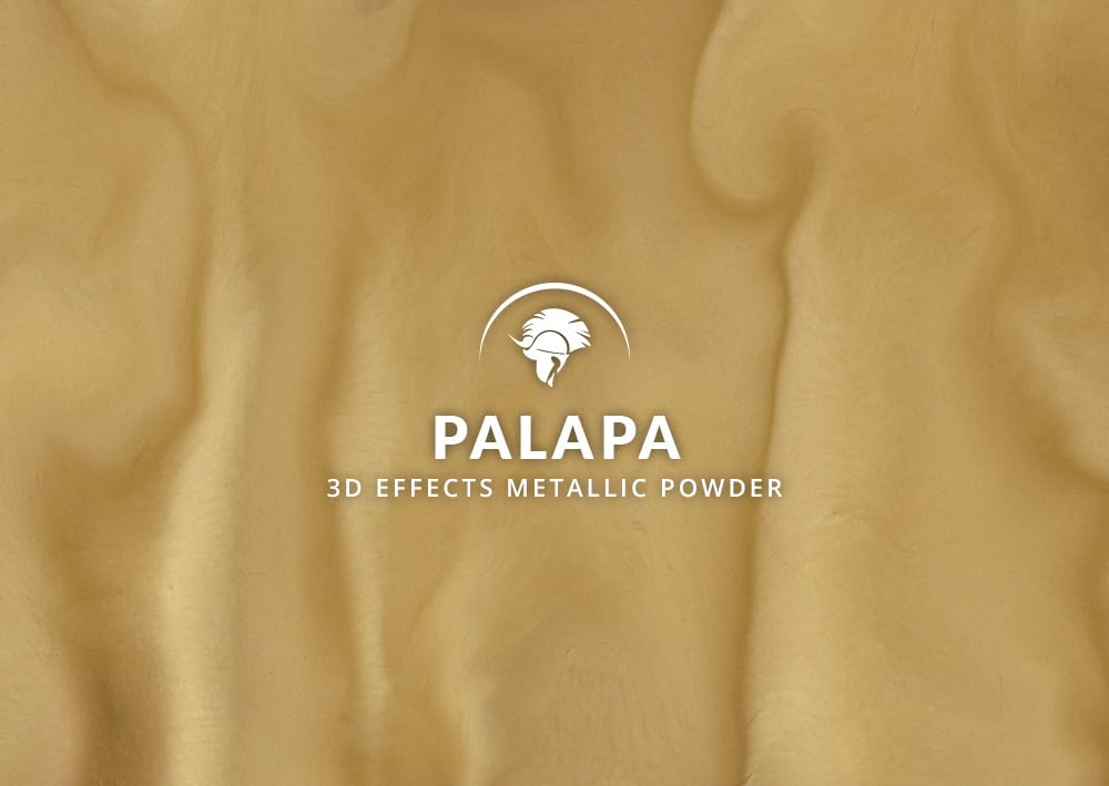 Spartan Epoxies Metallic Pigment Powder for Epoxy - 30 Unique Colors, 4oz for 1 Gallon and 12oz for 3 Gallons of Clear Epoxy, Made in The USA (Palapa, 4oz (45 Grams))