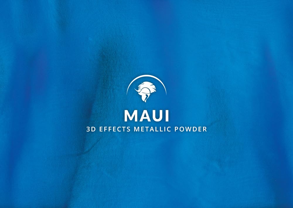 Spartan Epoxies Metallic Pigment Powder for Epoxy - 30 Unique Colors, 4oz for 1 Gallon and 12oz for 3 Gallons of Clear Epoxy, Made in the USA (Maui, 12oz (135 Grams))