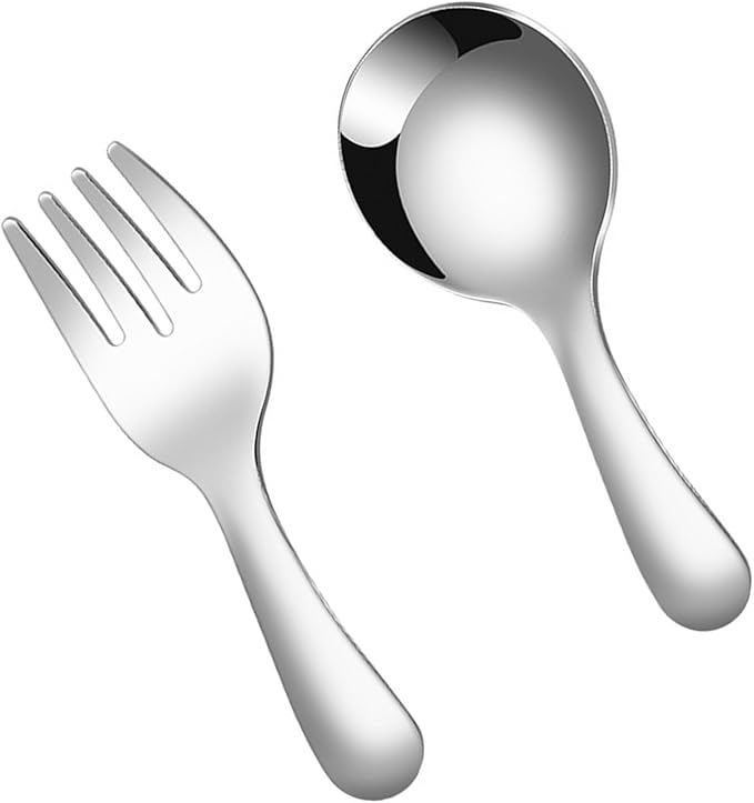 2 Pcs Portable Fork Spoon Tableware Portable Spoon and Fork Set Cutlery for Camping Picnics and Outdoor Dining Camping Dining Set