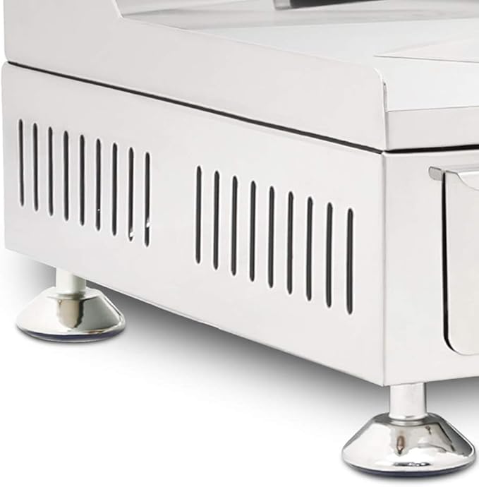 ALDKitchen Flat Top Griddle | Teppanyaki Grill with Dual Thermostat | No plug | 110V (16.00’ x 18.00’)