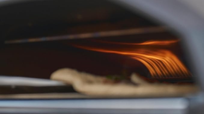 Ooni Koda 2 Gas Pizza Oven – 14" Outdoor Pizza Oven Cooks Pizza in 60 Seconds, Includes 28 mBar Regulator and Gas Hose, Propane Grill Reaches 950°F - Black