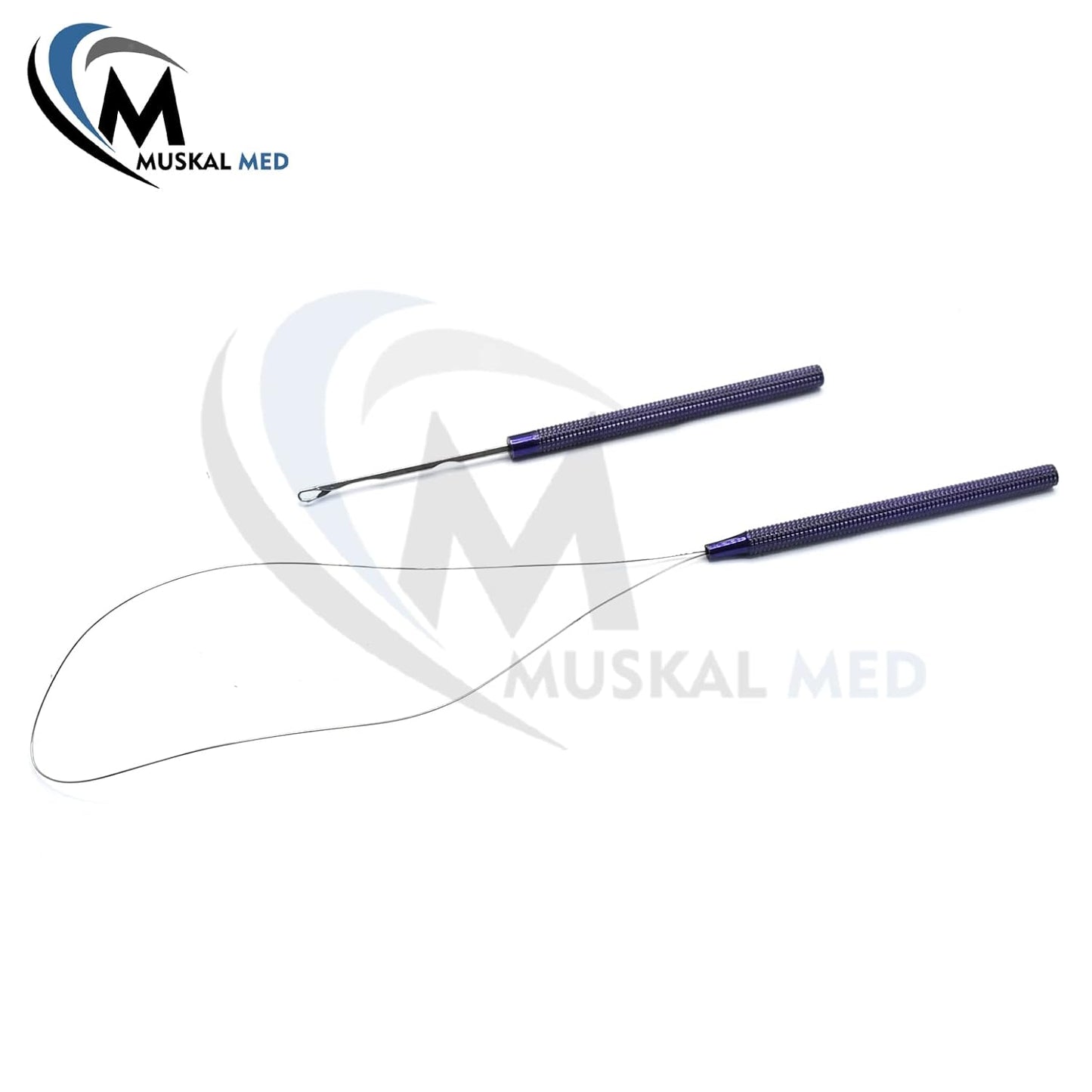 Professional Hair Extension & Beading Tool Kit Remove Plier Set for beads (4 Piece) I-Link Micro Ring Loop Needle Pulling Hook Threader Wire for Silicone Rings (Purple)