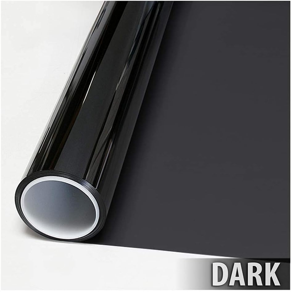 BDF EXNA20 Exterior Window Film Daytime Privacy and Heat Control Natural Black 20 (Dark) - 24in X 24ft