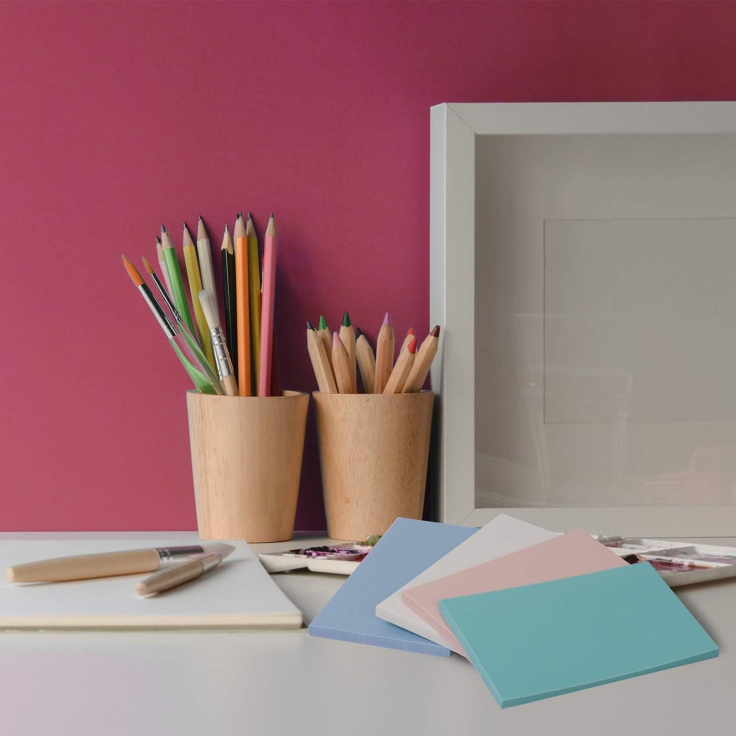 ZOENHOU 20 PCS 4 x 6 Inch Rubber Stamp Carving Blocks, Colorful Linoleum Blocks for Printmaking, Stamp Making