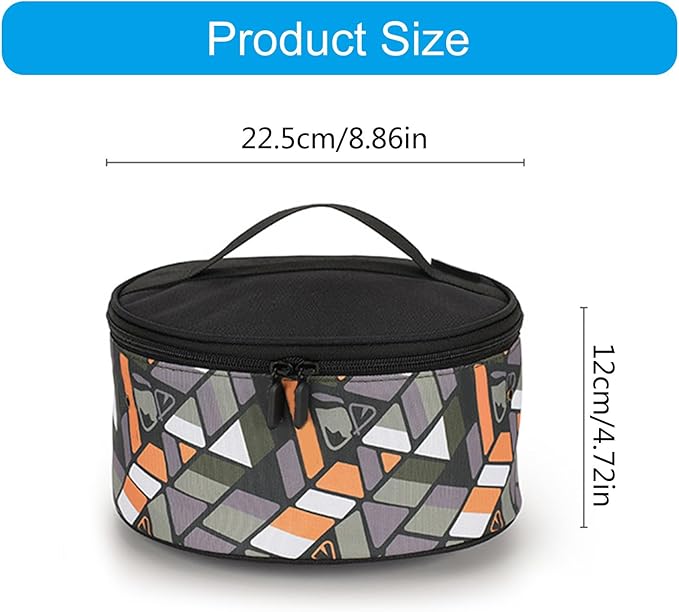 Camping Tableware Bag, Outdoor Hiking Plate Dish Bowl Storage Bag BBQ Dinnerware Organizersfor Picnics Camping Plate Bag