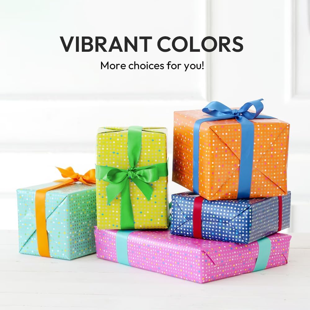 1-1/2" Width x 50 Yards Satin Fabric Ribbon, Ivory Ribbon Perfect for DIY Bows, Swags, Gift Wrapping, Craft, Flower Bouquet,Christmas and Party Decoration