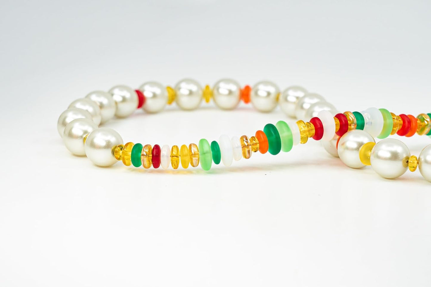 0.88oz (25g) Limited Mix of Czech Glass Spacer Beads Round Space Disc, Size & Color Mix, Spacers 01