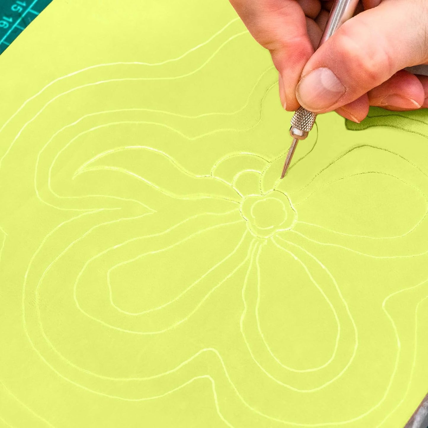 5 PCS Green A4 Rubber Carving Blocks, 8.3 x 11.8 Inch Large Stamp Block, Soft Rubber Stamping for Printmaking, Linoleum for Engraving Crafts