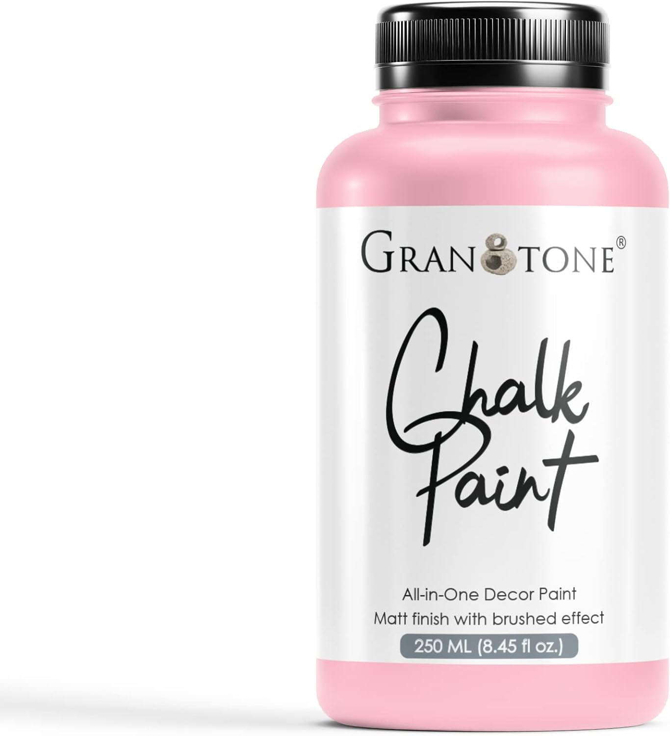 GRANOTONE Chalk Paint for Furniture | Matt-Finish Water-Based Acrylic Paint for Wood, Walls, Metal, Glass, Paper, Fabric Canvas | Maximum Coverage Chalk Paint for Kids & Adults, 120 Ml (ROSE QUARTZ)