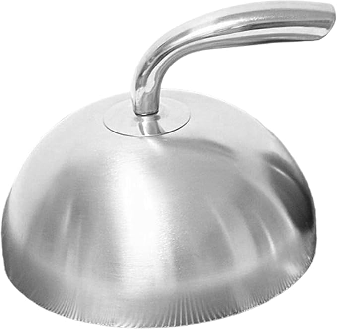 Matte Nonrust Steel Food Cover 15cm Rustproof Kitchens BBQ Grills Protectors Cooking Food Dome for Outdoors Dinin