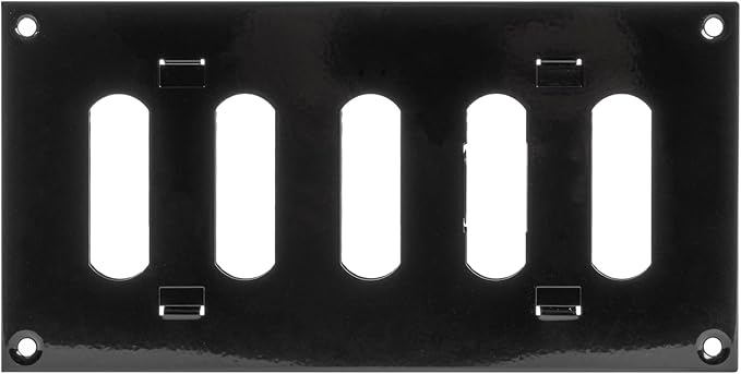 8" x 4" Inch (Outer Dimensions) Black Adjustable Air Wall Vent Cover - Indoor Outdoor Metal Grille - Heating, Cooling, Ventilation for Home, Garage, Shed - Open and Close Register 7.87 x 3.93
