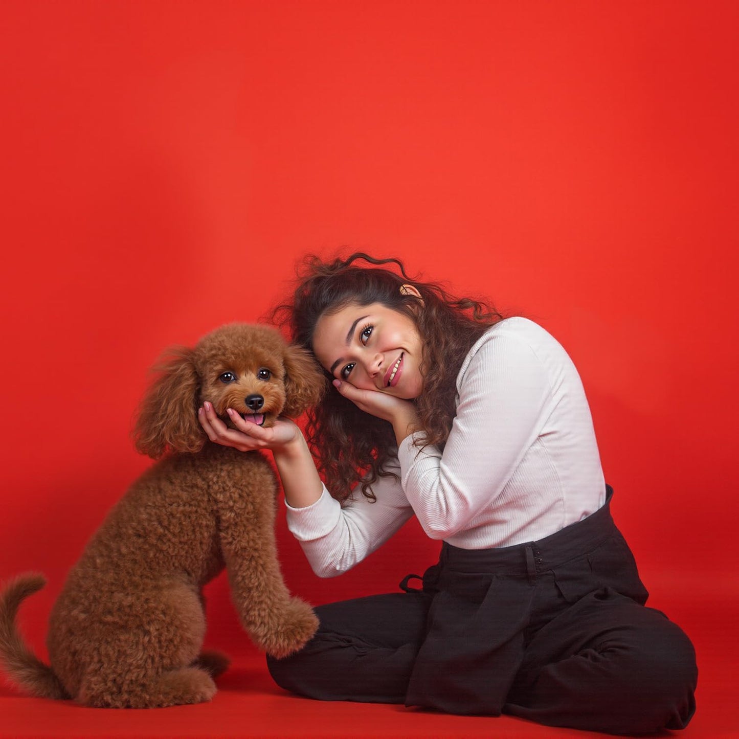 Kate Seamless Paper Backdrop Red Seamless Backdrop Paper Rolls (86''x32.8' Scarlet)