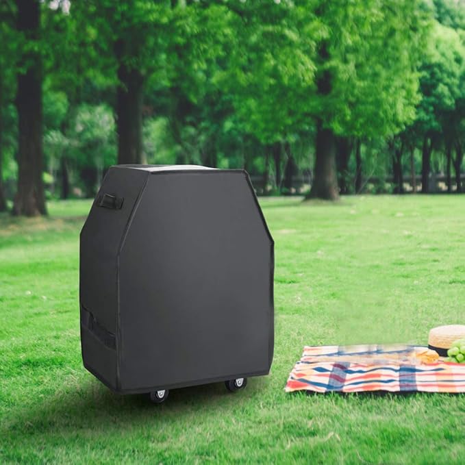 Grill Cover 32 Inch, Heavy Duty Waterproof BBQ Cover, 2 Burners Gas Grill Cover for Weber, Char-Broil, Brinkmann, 32" W x 26" D x 42" H