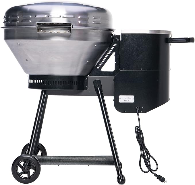 recteq Pellet Grill RT-B380 Bullseye + Cover, BBQ, Outdoor, and Electric Pellet Smoker Grill, Electric Smokers, Uses 100% Wood Pellets for Ribs, Brisket, Chicken, Sear, Smoke