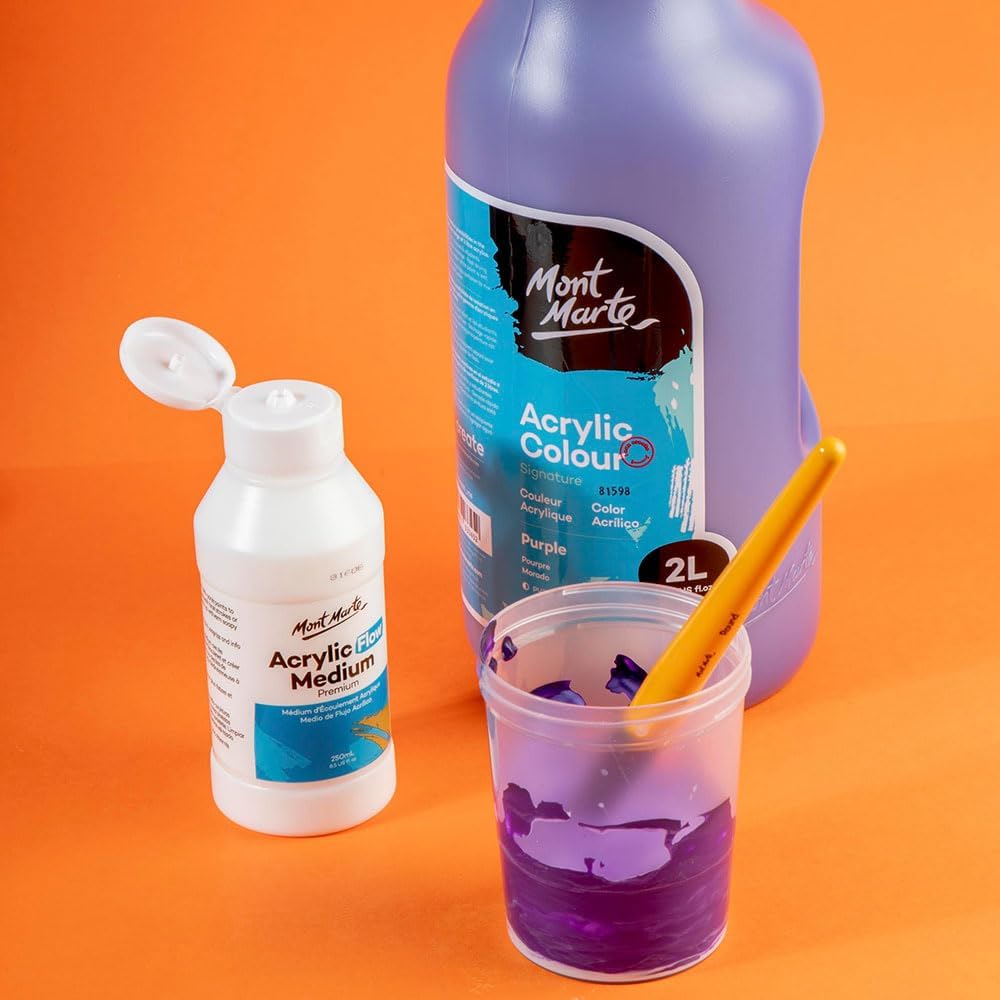Mont Marte Premium Acrylic Flow Medium 8.45oz (250ml)
