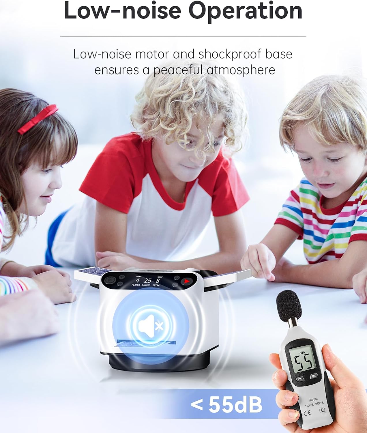 Automatic Card Shuffler and Dealer 2-in-1, 2 Deck 360° Rotating Dealing Machine for 12 Players, 4 Drawing Remotes, Rechargeable Playing Card Shuffler Machine for UNO, Poker, Phase 10