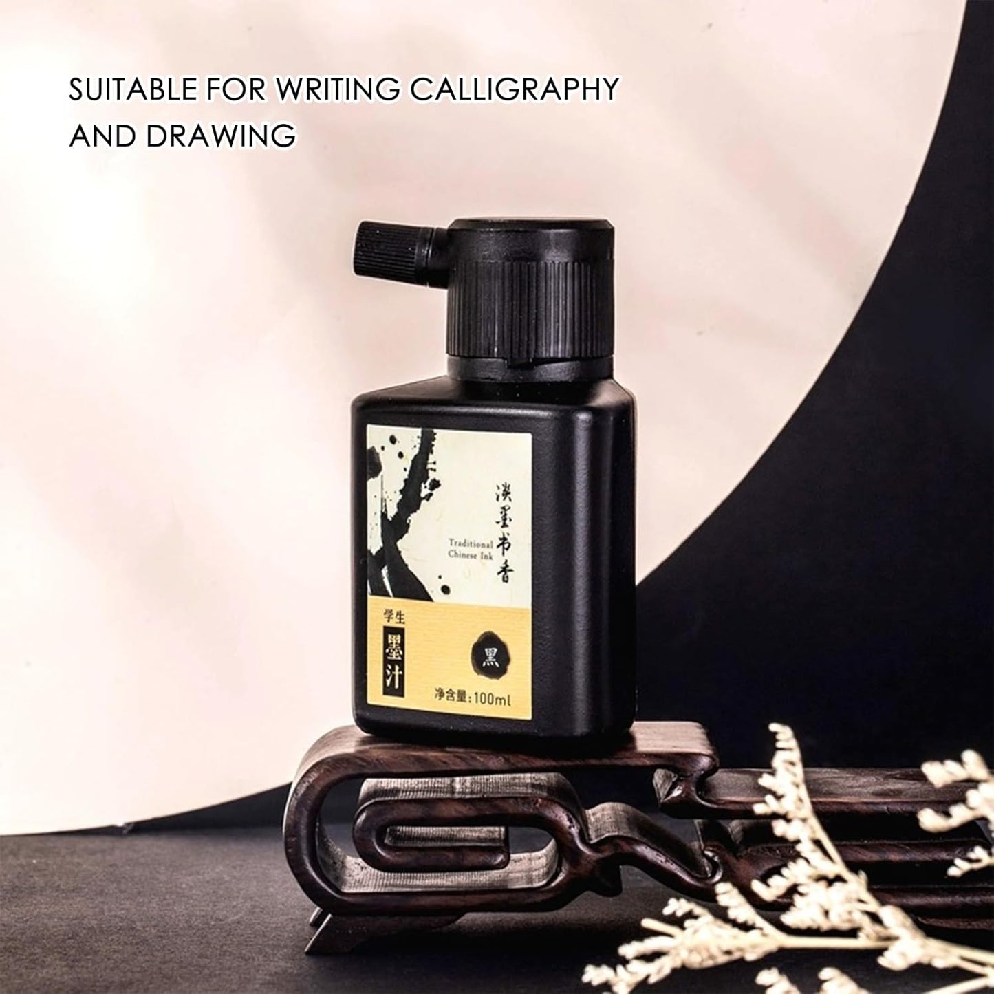 500 ML/16.9 OZ Calligraphy and Sumi Liquid Ink - Versatile Elegance for Chinese Traditional Art Works and Japanese Brush Art