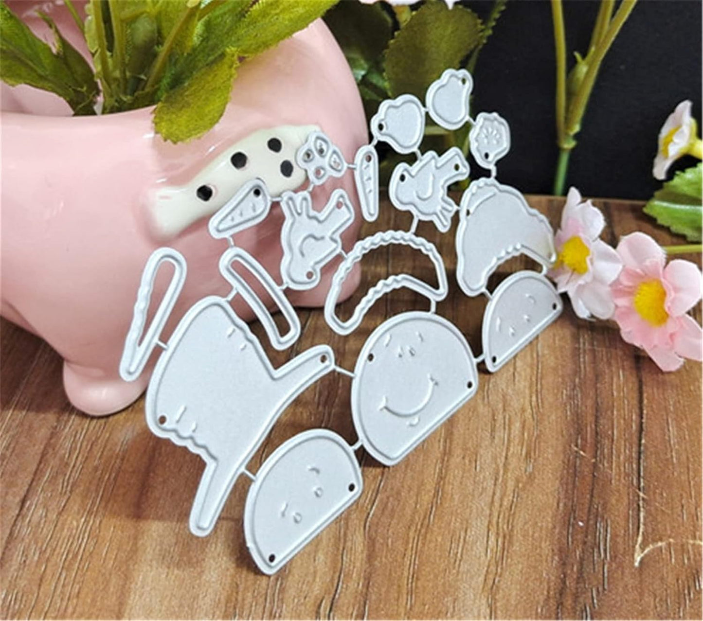 Metal Cutting Dies DIY Merry Christams Embossing Stencil Template Scrapbooking Card Making Mold Photo Album Arts Crafts Tools(Snowman and Bird-10x6.7c)