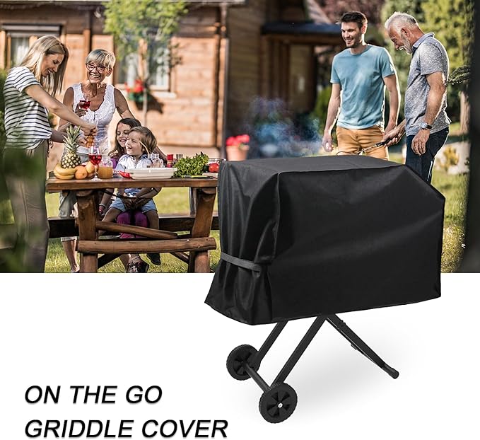 Griddle Cover for Blackstone 22 in Griddle with Hood and Stand, for Blackstone Adventure Ready 17 and 22'' 1891 1935 1939 1967 2020 2341 2350, Heavy Duty Waterproof and UV Resistant