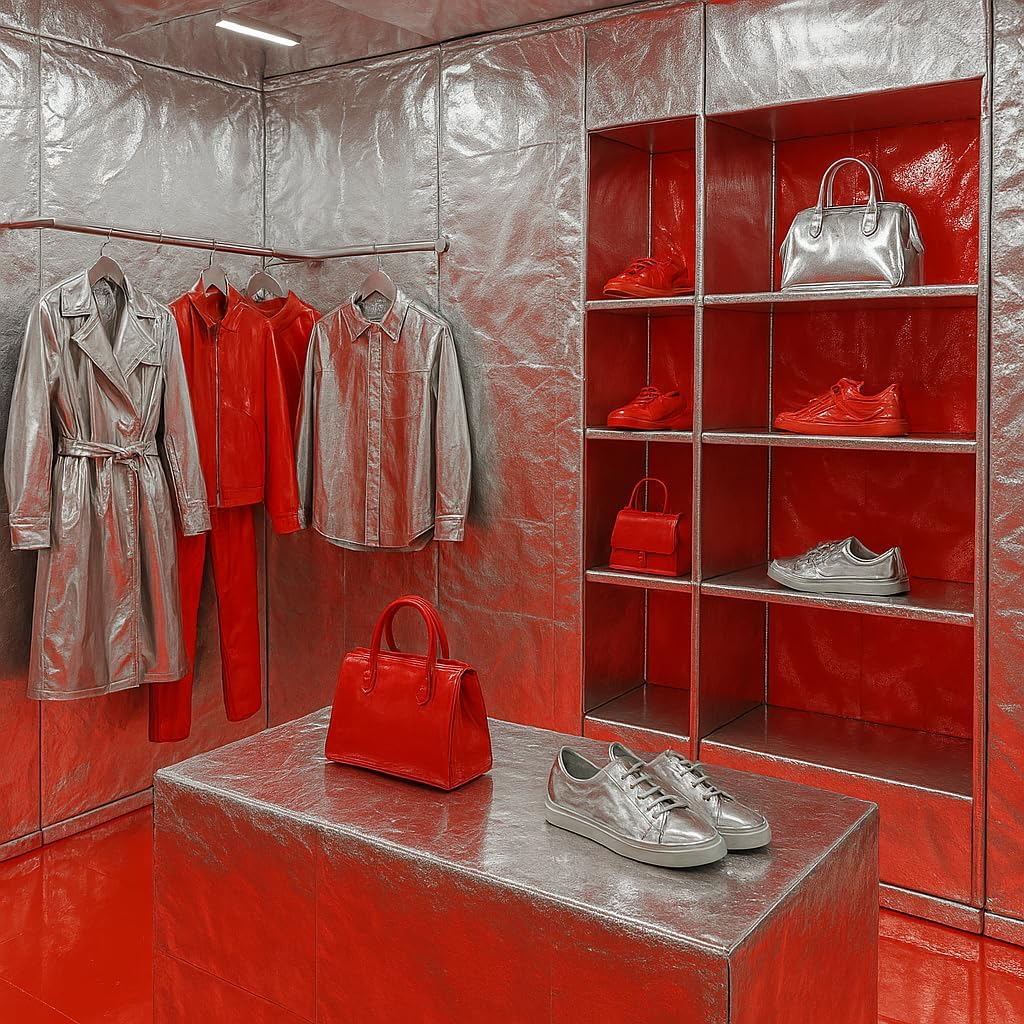 Anderson's Silver Shiny Metallic PVC Roll: 47" x 100' Flame-Resistant Event Decor for Weddings, Parties, Photo Booths, Gift Wrap, Table Covers, Backdrops, Crafts & Holiday Decorations