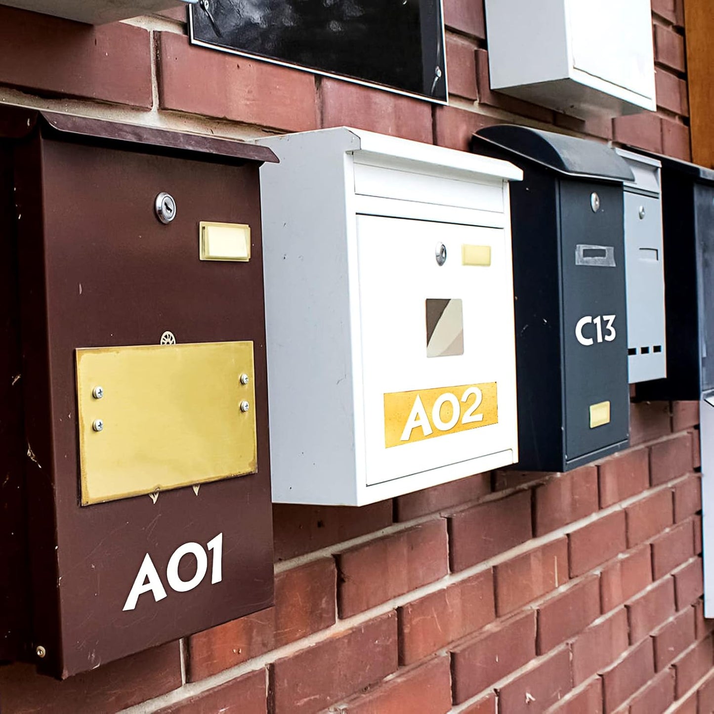 TaoBary 544 Pcs 2 Inch 16 Sheets Large Letter Stickers, Upper and Lower Case, Adhesive Vinyl Alphabet Sticker for Bulletin Board, Poster, Bottle, DIY, Notebook(White,2 Inch)