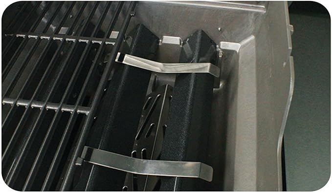 Flip Lid Smoker Tube | Compatible with Gas, Charcoal, and Electric Grills | Stainless Steel BBQ Smoke Tube with Brackets