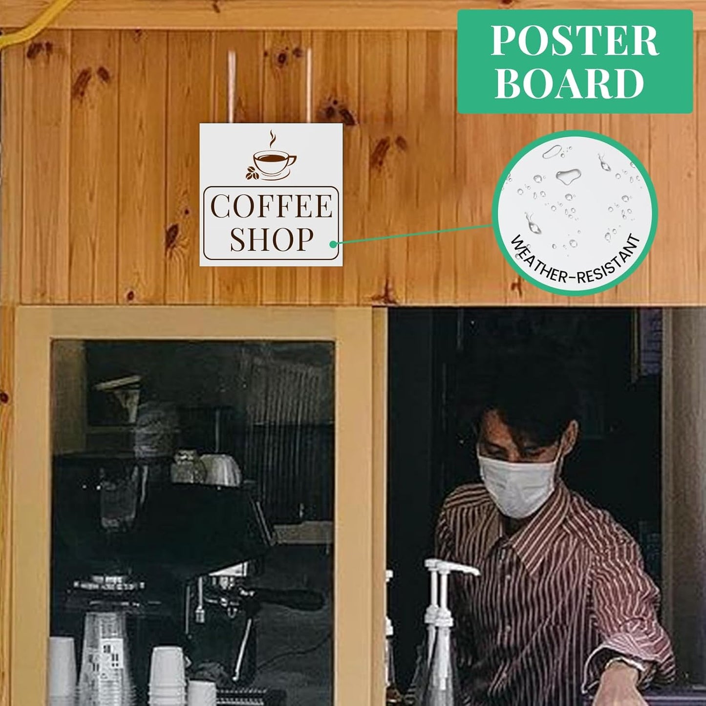 40 Pack 12" X 12" PVC Mat Board, Cuttable Waterproof Sign Board, Thick Backing Board for DIY Photo Frames, Graffiti Drawing Board, Art Mats, Poster Board, Carving Board