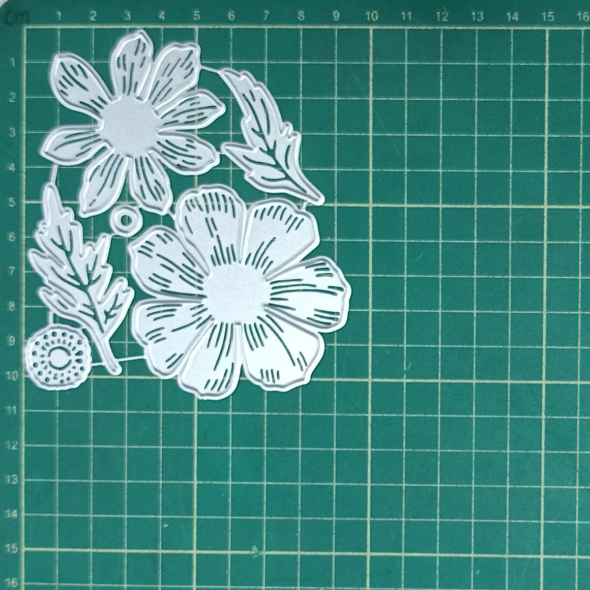 Cutting Dies Metal Stencils Scrapbooking Tools DIY Embossing Template for Paper Card Making Album Arts Crafts Supplies (Flower Set B-9.4x10.5cm)