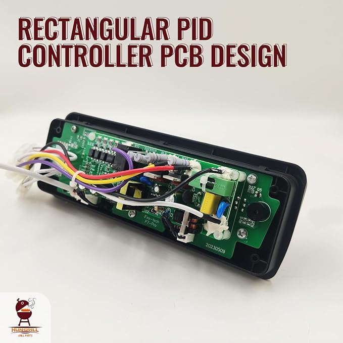 Rectangular PID Control Panel (NO WiFi) Replacement for Pit Boss Pellet Grills with Igniter - Fits Onyx Edition, Navigator, Sportsman, Mahogany, Competition, Pro Series & Most 440-1000 Models