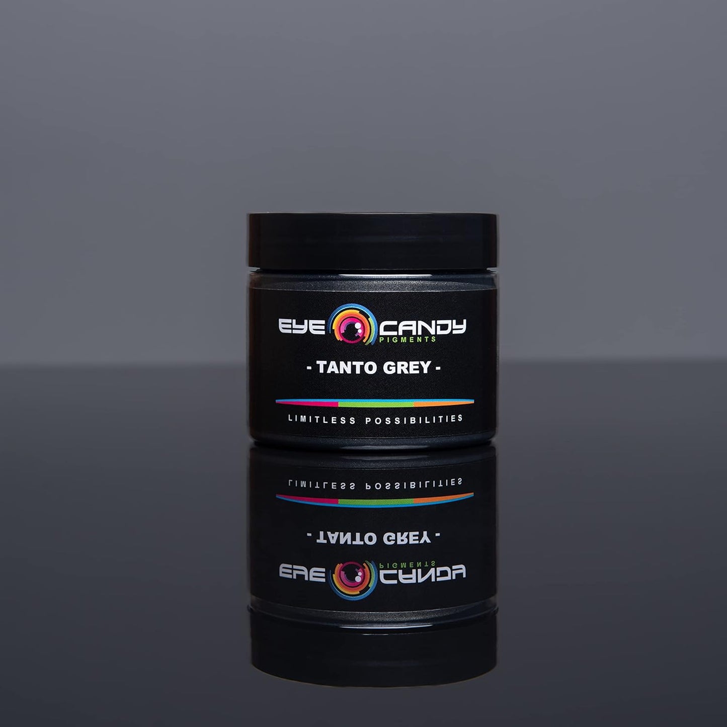 Eye Candy Pigments Premium Grey Mica Powder - Tanto Grey (50gr) - for Epoxy, Resin, Soap, Paint, Woodworking, Acrylic Pouring, Bath Bombs, Fishing Lures - DIY Arts and Crafts Additive