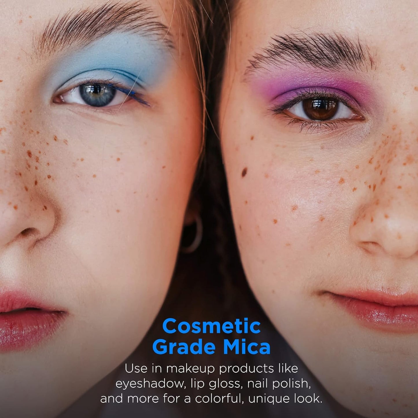 Rolio Mica Powder Pearlescent Color Pigment - Art Set for Resin Epoxy - for Soap Making, Nail Polish, Lip Gloss Set, Eye Shadow, Bath Bomb, Slime & Candle - 10g, 12 Jars - Northern Lights