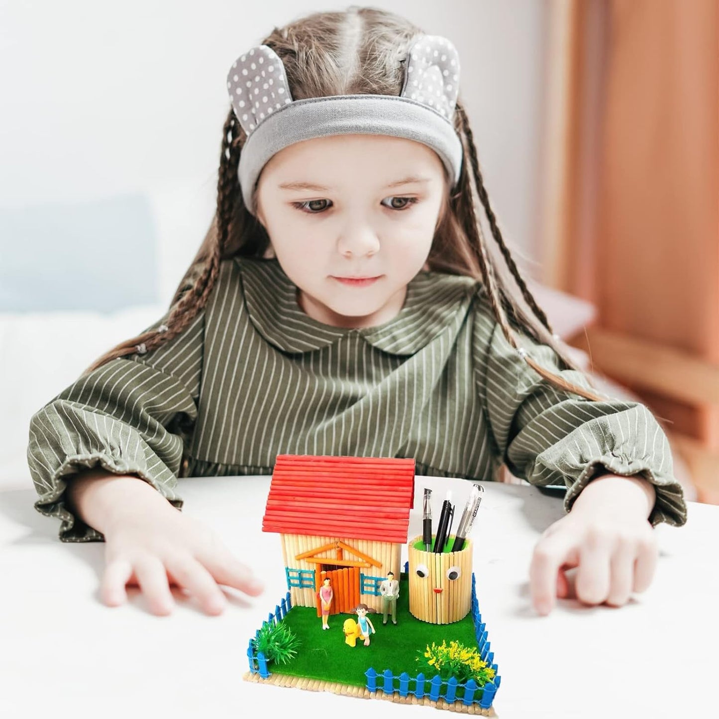 Wooden Dowels Wooden Sticks for Crafts, 1/4 x 12 Round Wood Dowel Rods, 20PCS Wood Sticks for Crafts, Lollipops and Tiered Cakes, Small Unfinished Hardwood Sticks for Crafting, Photo Booth Props