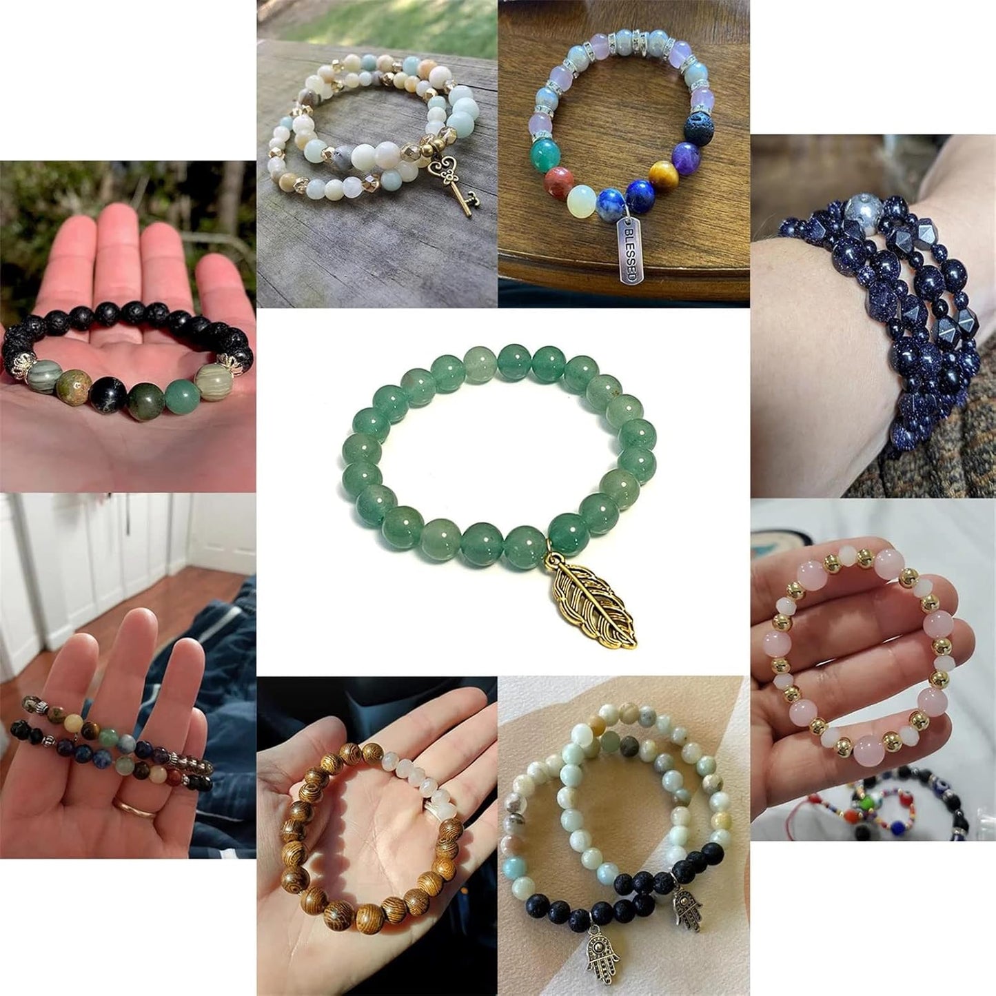 AAA+ Natural Lapis Lazuli Gemstone Beads 6mm 60PCS Round Loose Stone Beads for Jewelry Making DIY Bracelets Necklace Earrings