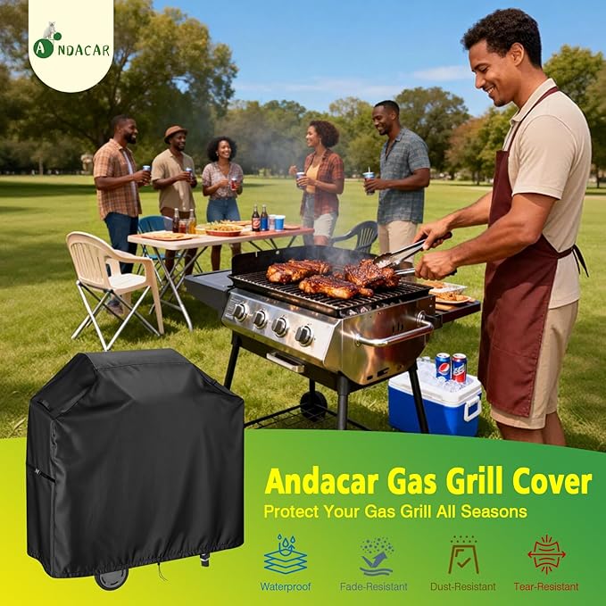 Outdoor Grill Cover for Char Broil Bistro Pro Electric Grill Grill & Griddle-25302146 25302145 25302161, Waterproof Gas Grill Cover Patio BBQ Griddle Covers - 33" L×24" W×37" H, Black