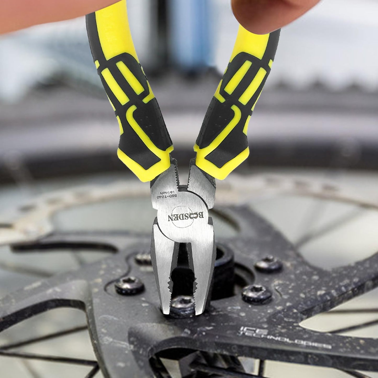 BOOSDEN Linesman Pliers, 6 Inch High Leverage Lineman's Plier, Combination Plieres, Electrical Pliers,Side Cutter Linemans Plier