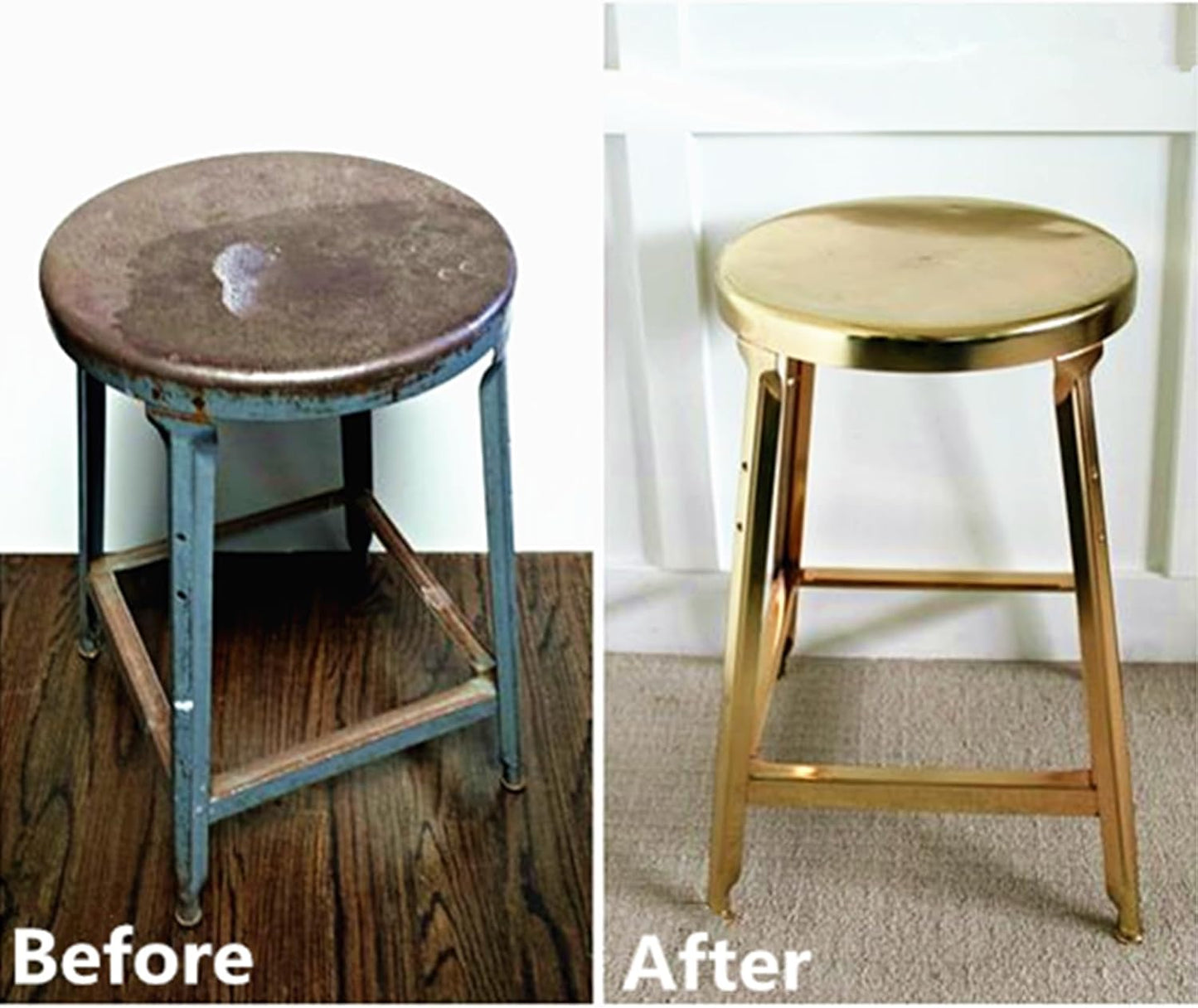 Shimmer Metallic Acrylic Paint Metallic Chalk Paste 1.7oz/50ml, Ideal for Wood/T-Shirts/Glass/Stone, DIY Crafts Projects Glitter Pearlescent Yellow Golden Pigment Suitable for Beginners Artists