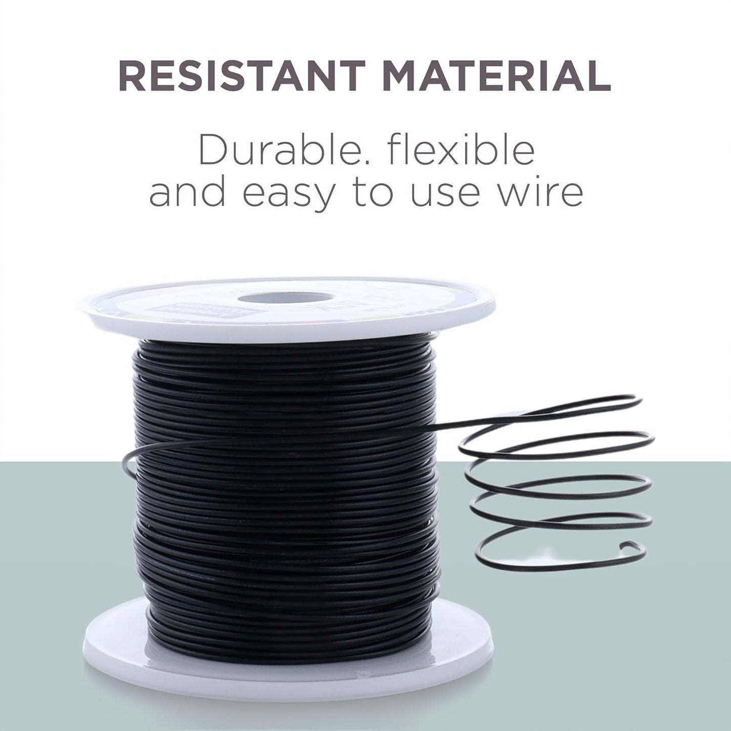 UTILE Bonsai Wire - Armature Aluminum Wire 100 ft 17 Gauge 1.4 mm Bonsai Training Wire, Tree Kit, Plant, Sculpting, Crafts, Bendable, Gardening, Beading and Jewelry Making (Copper, Black)