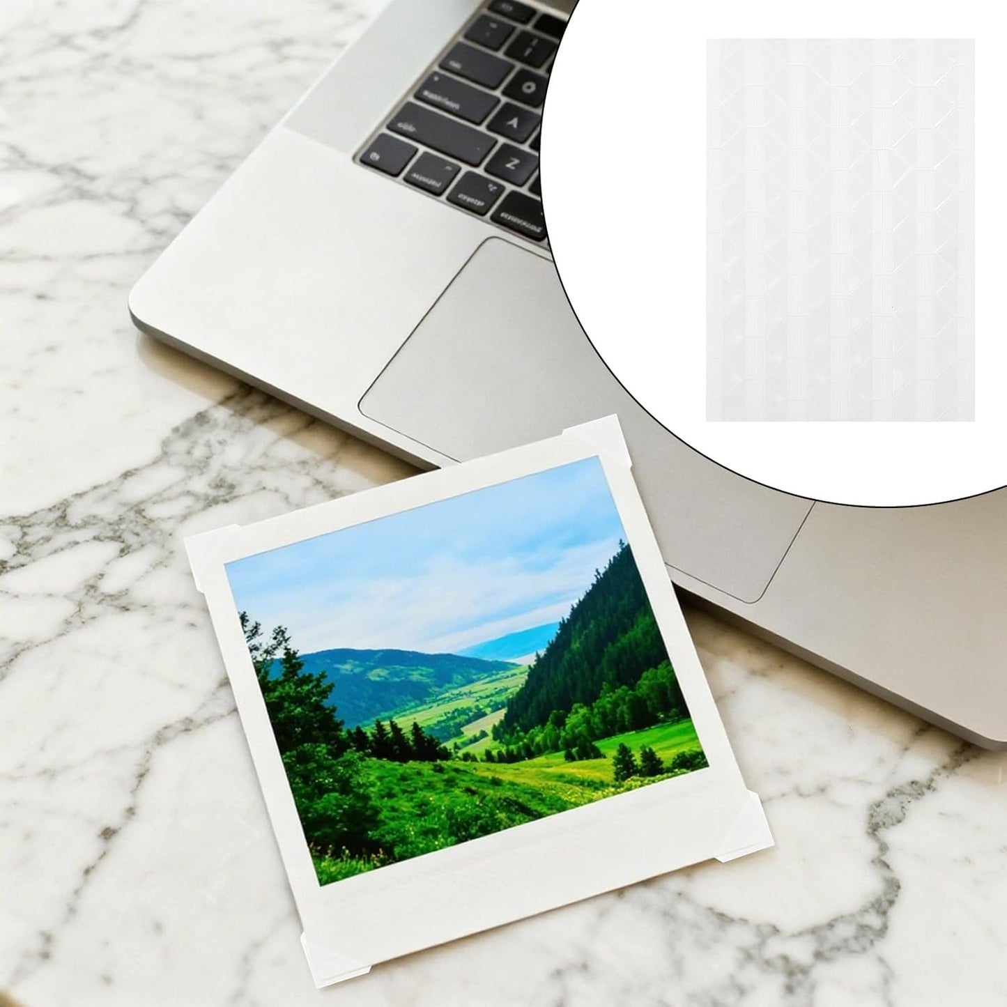 15 Sheets Photo Mounting Corners for Scrapbooking, Clear Self Adhesive Scrapbook Corners Stickers Supplies Accessories for DIY Album Pictures Personal Journal Memory Books