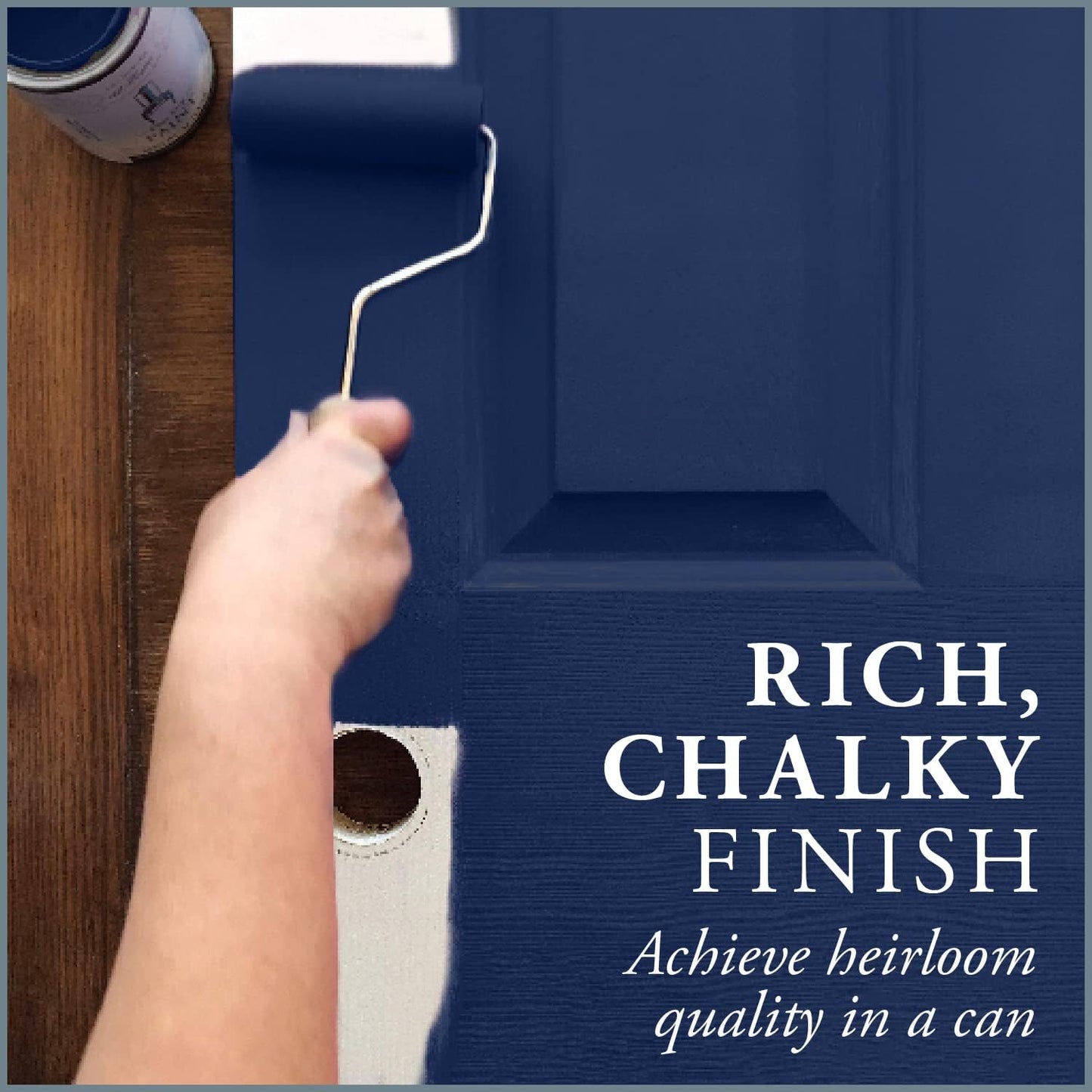 AMY HOWARD AT HOME Chalk-Based One Step Paint for Furniture, Cabinetry, Decor, Finish, and More | No Stripping, Sanding, or Priming | Dark Base | 16 Ounce | American Dream