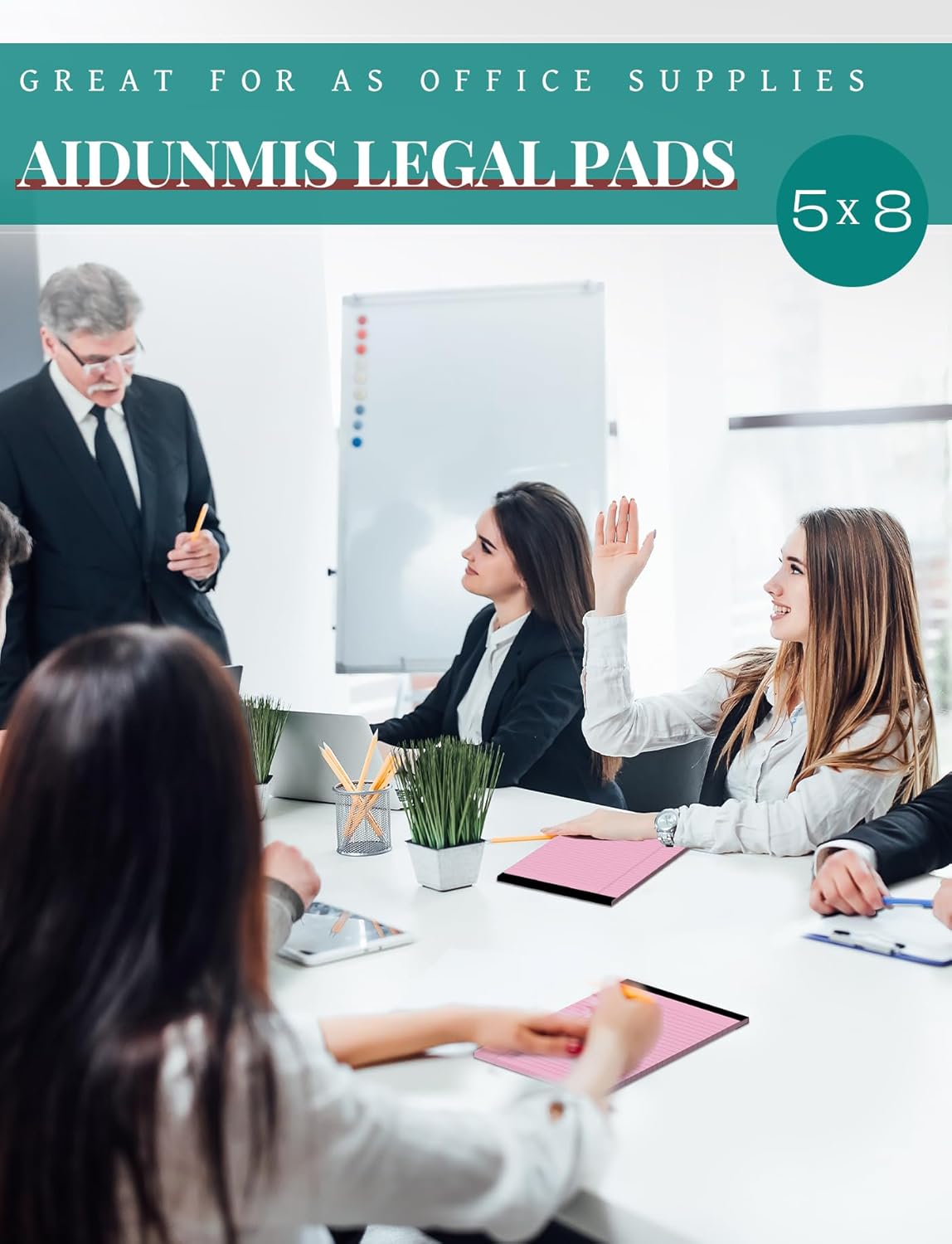 7pcs Small Note Pads 5x8 Legal Pads Pink Notepad 5x8 College Ruled Pink Notebook Paper Narrow Ruled Mini Notepads 5 x 8 Legal Pad Perforated Small Writing Pads 5x7 In 30 Sheets per Note Pad