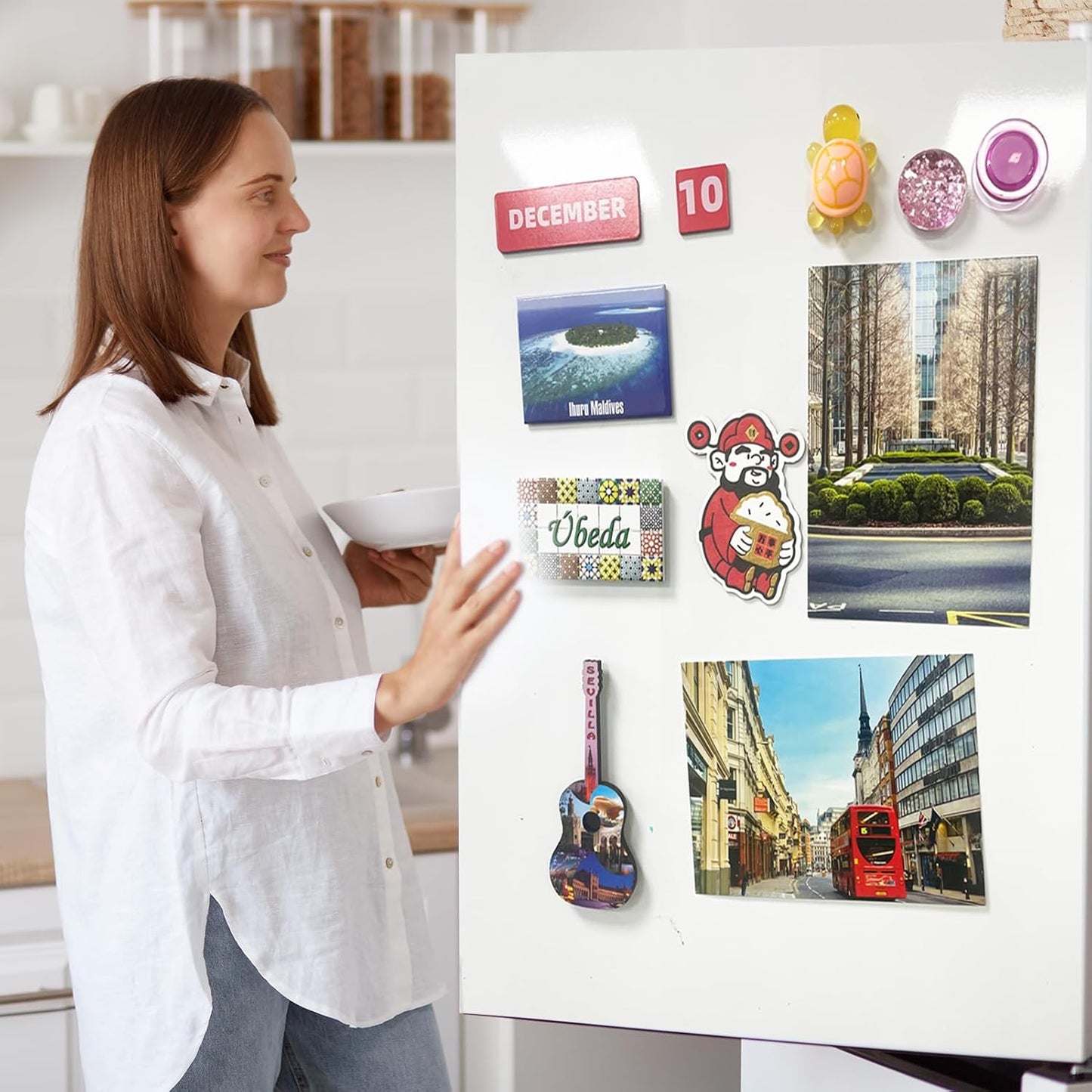 2 Rolls Magnetic Tapes with 3M Adhesive Backing, 6.5FT X 0.6" W x 2 Pack Flexible Magnet Strips for DIY Crafting