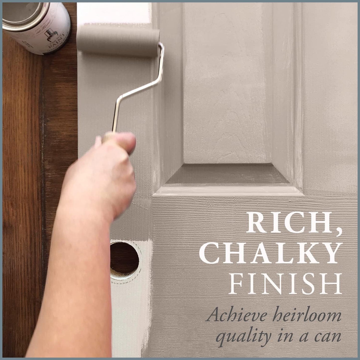 AMY HOWARD AT HOME Chalk-Based One Step Paint for Furniture, Cabinetry, Decor, Finish, and More | No Stripping, Sanding, or Priming | Medium Base | 16 Ounce | Java