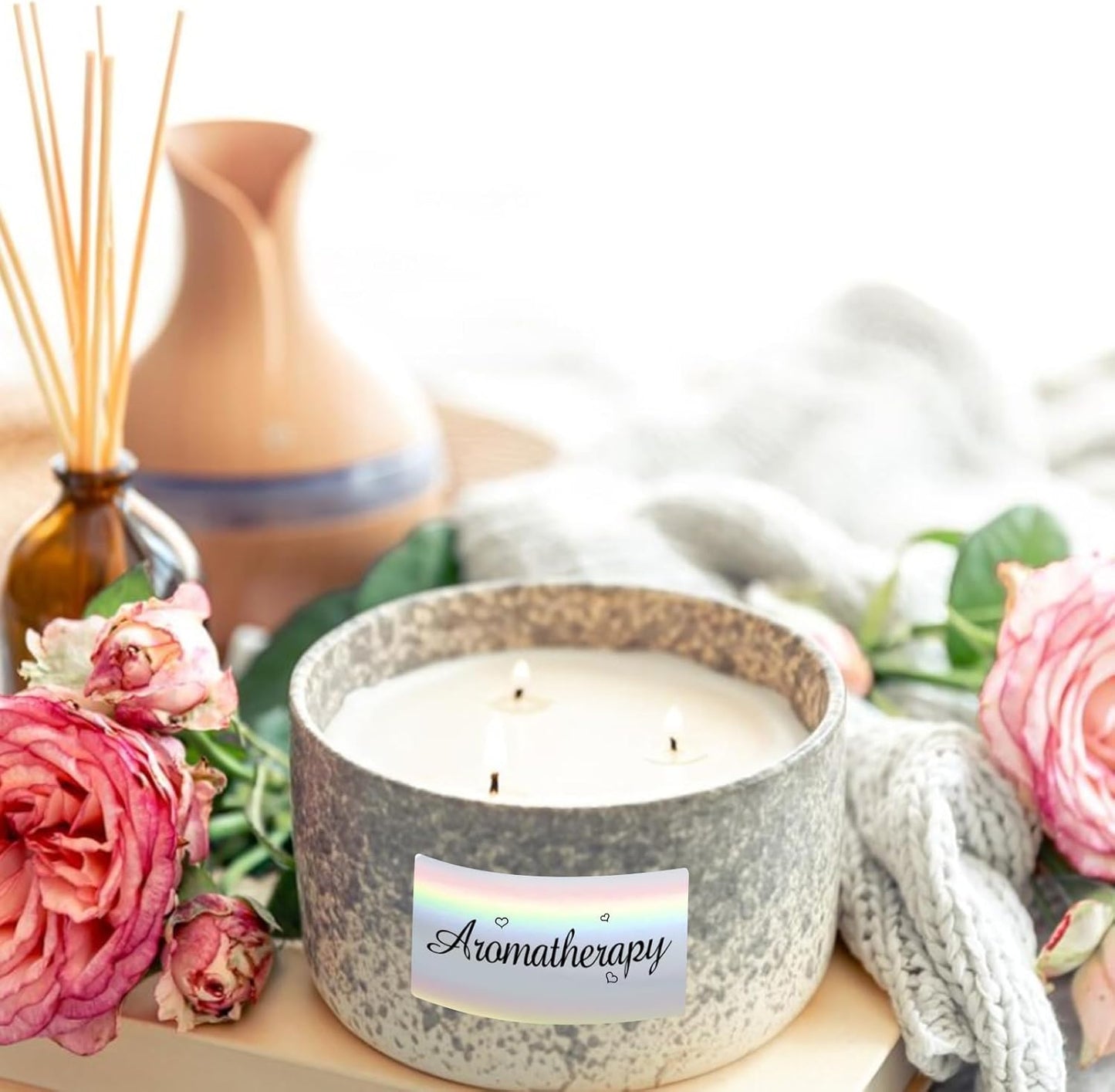 1.25" x 2.25" Holographic Thermal Label Stickers,Printable Rainbow Glitter Thermal Printer Sticker Labels for Gift Wrapping, Self-Adhesive Name Price Tag DIY Custom Logo Design (500 pcs)