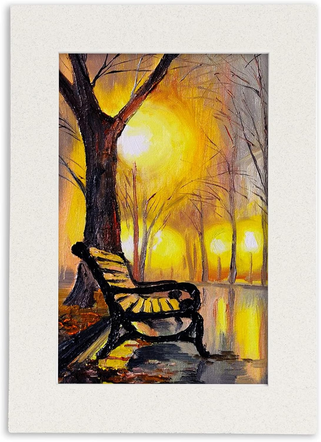 11x14 Mat Bevel Cut for 8.5x11 Photos - Acid Free Oyster Shell White Precut Matboard With Backing Board and Crystal Clear, Self Seal Mat Bag - For Pictures, Framing - 4-ply Thickness