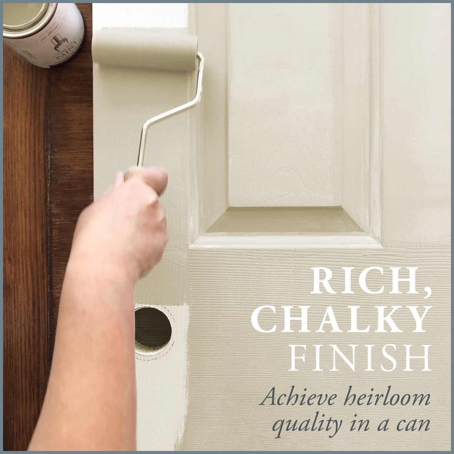 AMY HOWARD AT HOME Chalk-Based One Step Paint for Furniture, Cabinetry, Decor, Finish, and More | No Stripping, Sanding, or Priming | Ultra-Light Base | 32 Ounce | Almond Daze