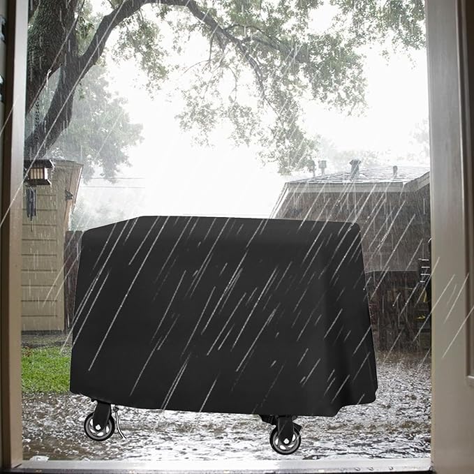 Grill Cover, Waterproof Outdoor Covers for Electric Pellet Smoker Grill- 24" D x 47" W x 44" H
